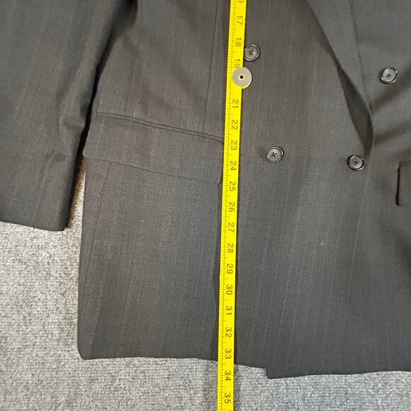 Pierre Balmain 100% Wool Double Breasted Sport Coat Blazer Made in USA - Picture 7 of 9
